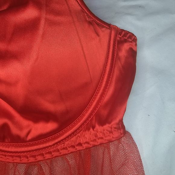 Adore Me Babydoll Lingerie Set - Women's Size XL Valentine's Day Outfit - Picture 6 of 14